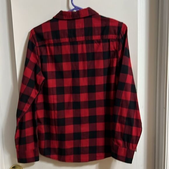 Youth boys size large new with tags red/black flannel shirt. - Picture 5 of 6